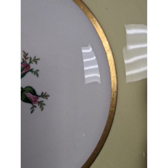 FL11 Yellow Dinner Plates Set of 2 California Gold Flintridge Sylvan China - Picture 7 of 13